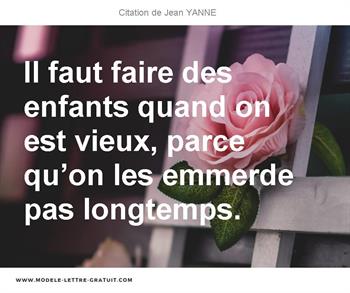 Citations Jean YANNE