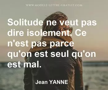 Citation de Jean YANNE