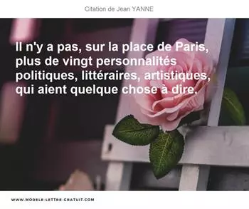 Citations Jean YANNE