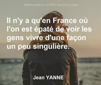 Citation de Jean YANNE