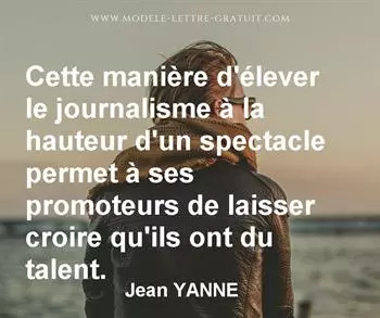 Citation de Jean YANNE