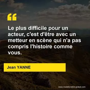 Citation Jean YANNE