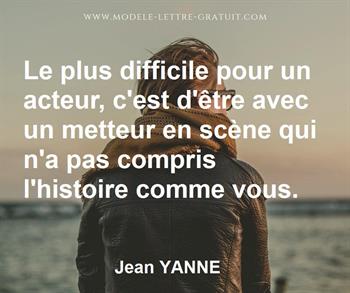 Citation de Jean YANNE