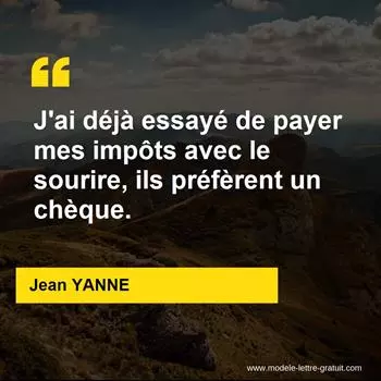 Citation Jean YANNE