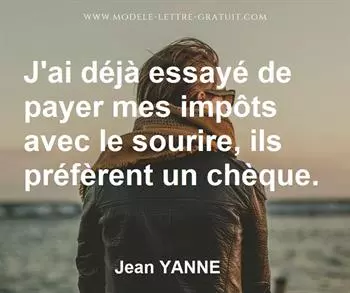 Citation de Jean YANNE