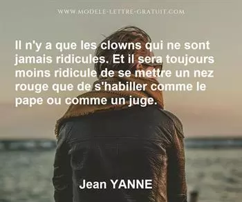 Citation de Jean YANNE