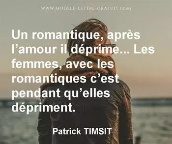 Citation de Patrick TIMSIT