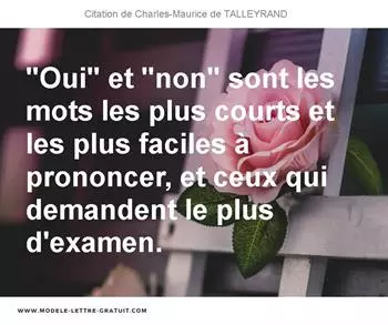 Citations Charles-Maurice de TALLEYRAND
