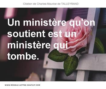 Citations Charles-Maurice de TALLEYRAND