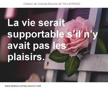 Citations Charles-Maurice de TALLEYRAND