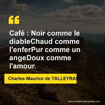 Citation Charles-Maurice de TALLEYRAND