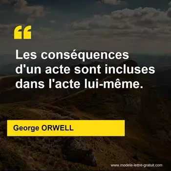 Citation George ORWELL
