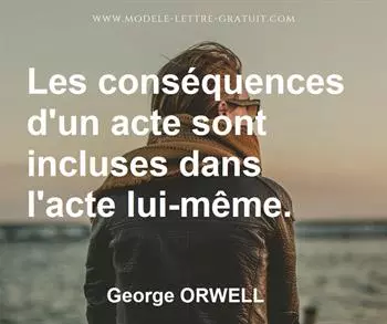 Citation de George ORWELL