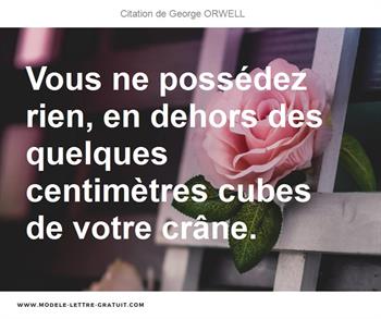 Citations George ORWELL