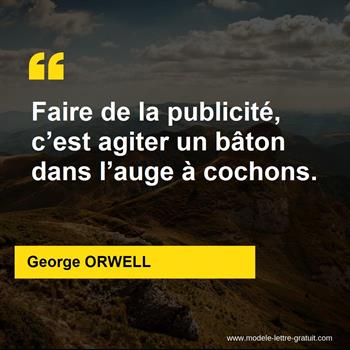 Citations George ORWELL