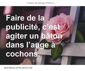 Citations George ORWELL