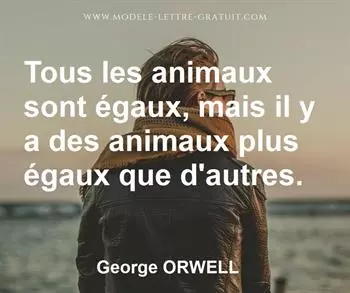 Citation de George ORWELL