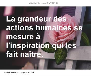 Citations Louis PASTEUR