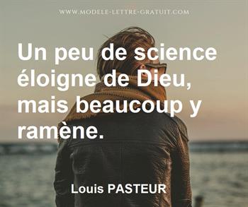 Citation de Louis PASTEUR