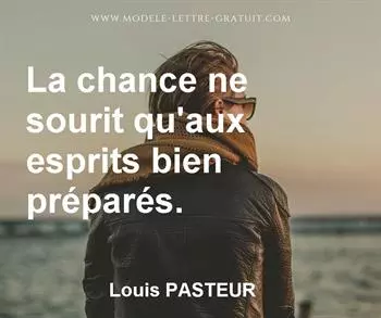 Citation de Louis PASTEUR
