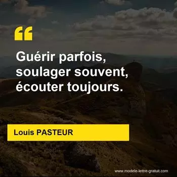 Citation Louis PASTEUR