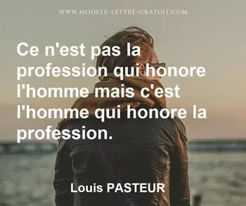 Citation de Louis PASTEUR