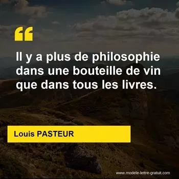 Citation Louis PASTEUR