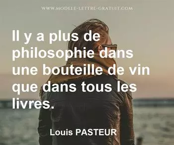 Citation de Louis PASTEUR