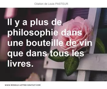 Citations Louis PASTEUR
