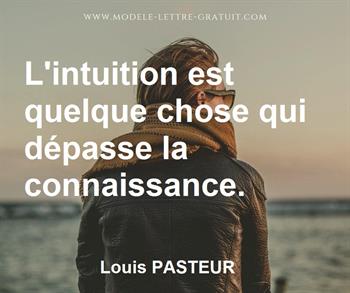 Citation de Louis PASTEUR