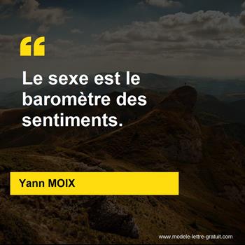 Citations Yann MOIX