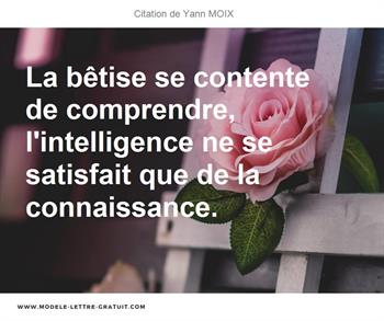 Citations Yann MOIX