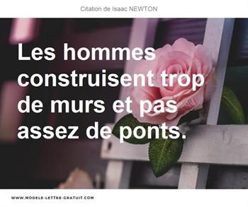 Citations Isaac NEWTON