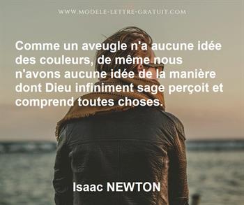 Citation de Isaac NEWTON