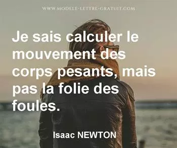 Citation de Isaac NEWTON