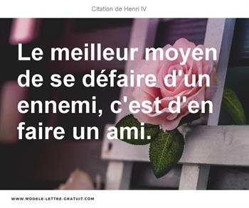 Citations Henri IV