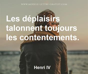 Citation de Henri IV