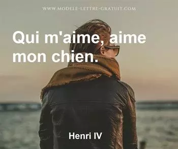 Citation de Henri IV