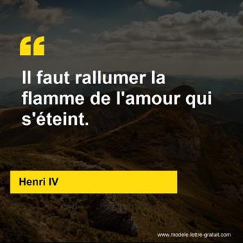 Citation Henri IV