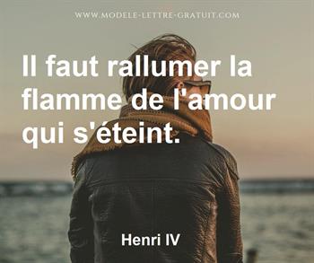 Citation de Henri IV
