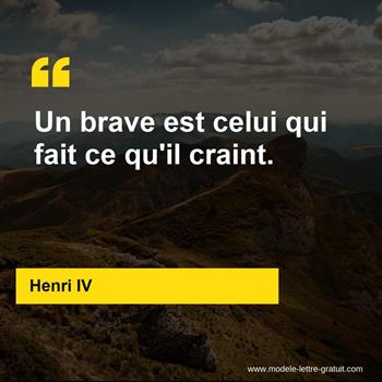 Citation Henri IV