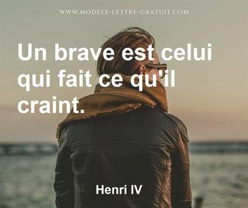 Citation de Henri IV