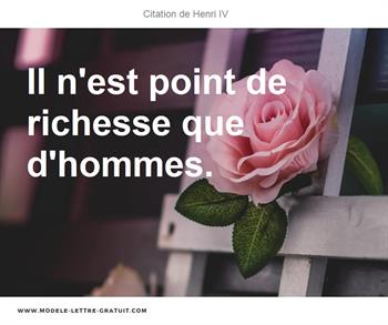 Citations Henri IV