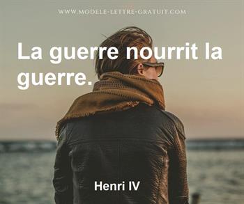 Citation de Henri IV