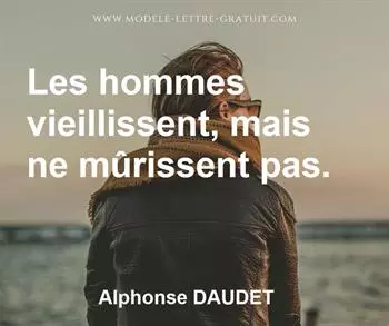 Citation de Alphonse DAUDET