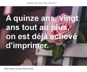 Citations Alphonse DAUDET
