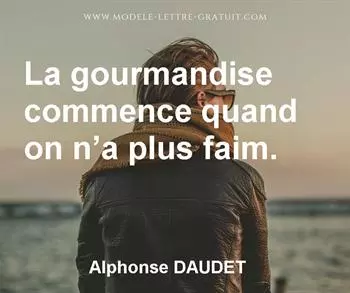 Citation de Alphonse DAUDET