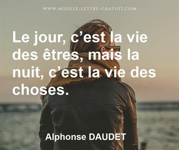 Citation de Alphonse DAUDET