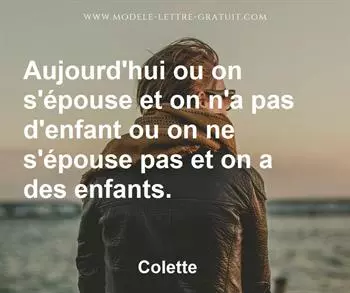 Citation de Colette
