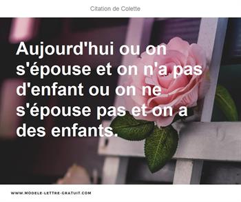 Citations Colette